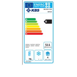 Umluft Gewerbekühlschrank KBS 202 U CHR | 200 ltr | Türanschlag wechselbar Produktbild 1 L