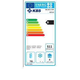 Umluft Gewerbekühlschrank KBS 202 U CHR | 200 ltr | Türanschlag wechselbar Produktbild 1 S