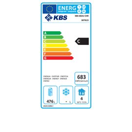 Umluft Gewerbekühlschrank KBS 602 U CHR | 600 ltr | Türanschlag wechselbar Produktbild 1 S