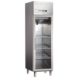 Gewerbekühlschrank GN 1/1 KU 355 G CNS 350 ltr | Umluftkühlung | Türanschlag rechts Produktbild