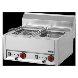 Elektro-Nudelkocher 2 Becken je 8 Liter - Tischgerät Produktbild