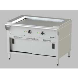 Teppanyaki Elektro 2 Heizzonen | Grillfläche Maße 960 x 550 mm Produktbild 2 S