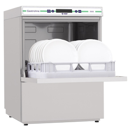 Geschirrspülmaschine Gastroline 3505 APE | Wasserenthärter | 400 Volt | 60 Körbe/h Produktbild
