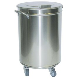 Abfalleimer | 50 ltr | Ø 380 mm H 605 mm | fahrbar Produktbild