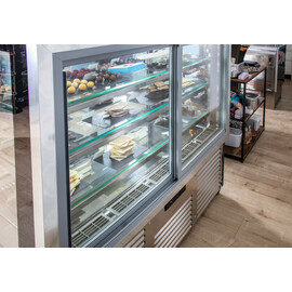 Kuchenvitrine | Tortenvitrine Karina 137 L 1341 mm B 700 mm H 1340 mm Produktbild 5 S