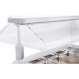 Salatbar Isola 4M VT mit Hustenschutz | passend für 4 x GN 1/1 - 150 mm Produktbild 4 S