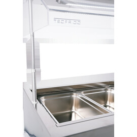 Salatbar Isola 4M VT mit Hustenschutz | passend für 4 x GN 1/1 - 150 mm Produktbild 5 S