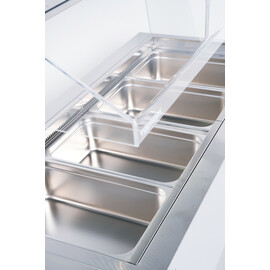 Salatbar Isola 4M VT mit Hustenschutz | passend für 4 x GN 1/1 - 150 mm Produktbild 6 S