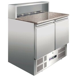 Pizzatisch KBS 900 PT Umluftkühlung 155 Watt 257 ltr | 2 Volltüren Produktbild