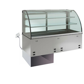 Einbaukühlvitrine GN 2/1 | Kühlplatte geschlossen | Zentralkühlung | 230 Volt Produktbild