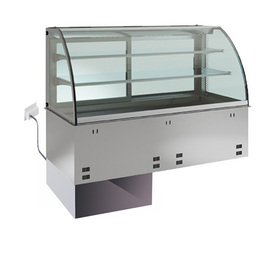 Einbaukühlvitrine GN 2/1 | Kühlplatte geschlossen | Zentralkühlung | 230 Volt Produktbild