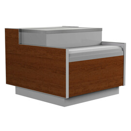 Kassentisch Kubus 1900 ohne Seitenteile Produktbild