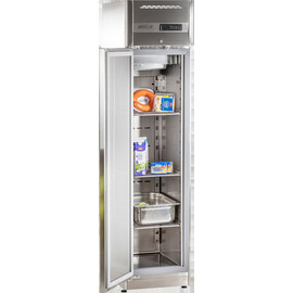 Edelstahlkühlschrank KU 358 Gastronorm | Volltür | Umluftkühlung 303 ltr | 227,0 ltr Produktbild 2 S