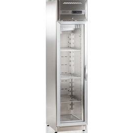 Edelstahl-Tiefkühlschrank TKU 358 G | Glastür Gastronorm | Umluftkühlung 303 ltr | 209,0 ltr Produktbild