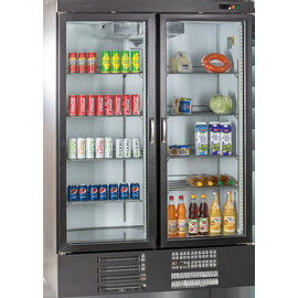 Kühlschrank KU 1200 G mit 2 Glas-Drehtüren | Umluftkühlung 1201 ltr Produktbild