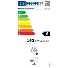 Weinkühlschrank VINO 500 | Temperaturzonen 1 Produktbild 22 L