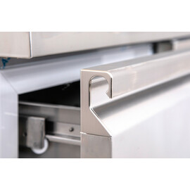 Kühltisch READY KT2612 Umluftkühlung 172 Watt 145 ltr | Aufkantung | 2 Schubladen Produktbild 3 S