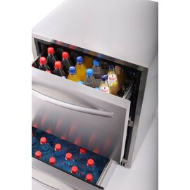 Schubladenkühler UKS 140 Edelstahl | 150 ltr | R600a Produktbild 7 S