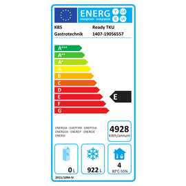 Tiefkühlschrank Ready TKU 1407 | 1320 ltr | passend für 46 Roste GN 2/1 | 2 Volltüren Produktbild 22 L