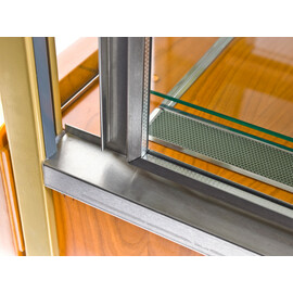 Kuchen-Verkaufstheke Jamaika 700 mahagonifarben 230 Volt | 3 Borde | gerundet | Krümelschublade Produktbild 2 S