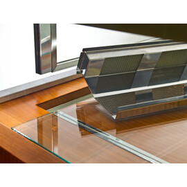 Kuchen-Verkaufstheke Jamaika 700 mahagonifarben 230 Volt | 3 Borde | gerundet | Krümelschublade Produktbild 3 S