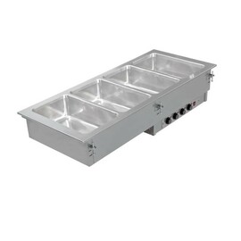 Einzelbecken-Bain-Marie GN 1/1 Einbaugerät mit 4 Becken | 3200 Watt 230 Volt Produktbild