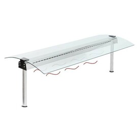 Glasaufbau beidseitig mit Beleuchtungs- und Heizelement für 2 GN Produktbild