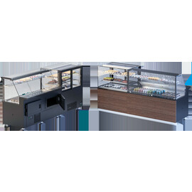 Verkaufskühltheke Gastroline Premium EX 200 | 365 ltr | Umluftkühlung Produktbild 2 S