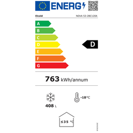 Impulstiefkühltruhe KBS 58 G | 503 ltr mit Glasschiebedeckel Produktbild 1 L