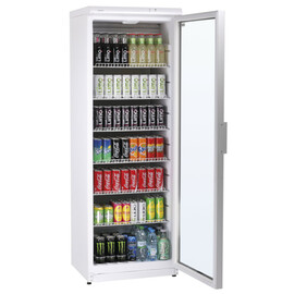 Glastürkühlschrank CD 350 weiß | 350 ltr | Umluftkühlung Produktbild