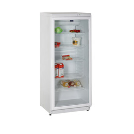Glastürkühlschrank CD 291 weiß | 290 ltr | Umluftkühlung | Türanschlag wechselbar Produktbild