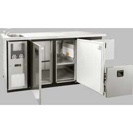 Getränketheke London 1 Becken rechts | 3 Türen | 350 Watt 230 Volt Produktbild 3 S