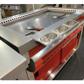 Teppanyaki Gas 2 Heizzonen | Grillfläche Maße 960 x 550 mm | Brenneranzahl 2 Produktbild 7 S