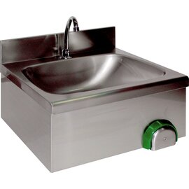 Handwaschbecken mit Kniebedienung | 500 mm x 400 mm H 200 mm Produktbild