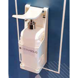 Desinfektionsmittelständer ECO mit Armhebel passend für 1 ltr Pumpflasche mit Spender Produktbild 2 S