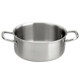 Bratentopf  KG SERIE 2500 6,5 ltr Edelstahl  Ø 280 mm  H 110 mm  | Edelstahlgriffe Produktbild