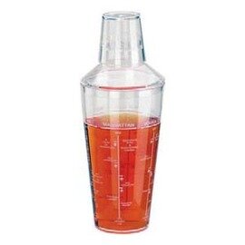 Shaker transparent 3-teilig mit Skala | Nutzvolumen 420 ml Produktbild