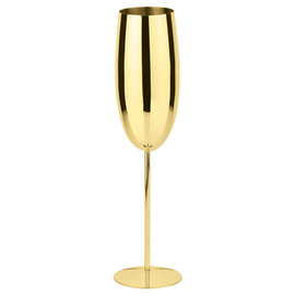 Champagnerglas Edelstahl goldfarben 270 ml Produktbild
