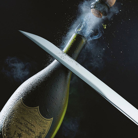 Champagnersäbel Edelstahl L 400 mm | Holzverpackung Produktbild 1 S