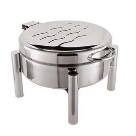 Chafing Dish Round ATLANTIC BUFFET SYSTEM Scharnierdeckel 2,75 ltr  Ø 300 mm  H 270 mm Produktbild