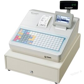 Registrierkasse Sharp XE A217W weiß  L 360 mm Produktbild