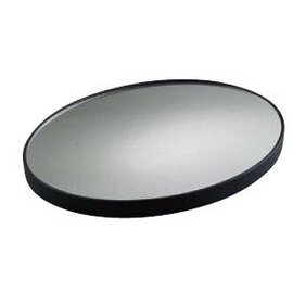 Spiegelplatte schwarz oval  L 450 mm  x 300 mm  H 35 mm Produktbild
