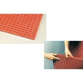 Bodenmatte rutschfest rot | 91,4 cm  x 15,2 cm  H 1,3 cm Produktbild