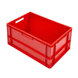 Stapelbehälter Colour Line Euronorm PP rot 60 ltr | 600 mm x 400 mm H 320 mm Produktbild