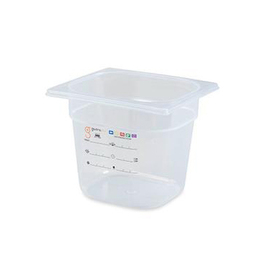 Lebensmittelbehälter GASTRO-PLUS GN 1/6 PP transparent 2,4 ltr | 176 mm x 162 mm H 150 mm Produktbild