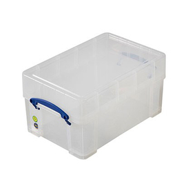 Aufbewahrungsbox mit Deckel PP DIN A4 transparent 9 ltr | 395 mm x 255 mm H 205 mm Produktbild