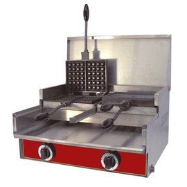 Gas-Waffeleisen für Brüsseler Waffeln (4 Waffeln) Produktbild