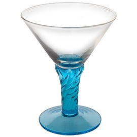 Eisbecher Milano türkis | Glas mit Relief | 350 ml Produktbild