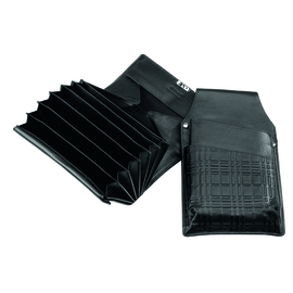 Kellnerbörsenköcher Rindnappa schwarz  L 145 mm Produktbild