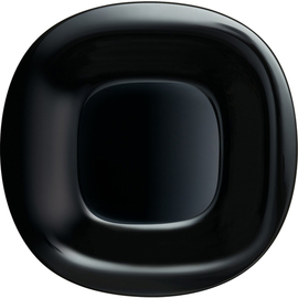 Teller flach CARINE Hartglas schwarz quadratisch Ø 270 mm Produktbild 0 L